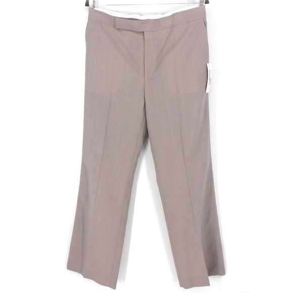 CELINE Grey Wool Trouser Pleated Dress Pants Slacks 40 Medium NWT France
